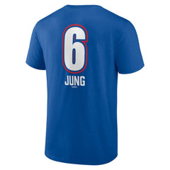 Josh Jung Texas Rangers Fastball Player Name & Number T-Shirt - MLB T-shirts