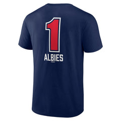 Ozzie Albies Atlanta Braves Fastball Player Name & Number T-Shirt - MLB T-shirts