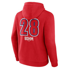 Alec Bohm Philadelphia Phillies Fastball Player Name & Number Pullover Hoodie - MLB Hoodies