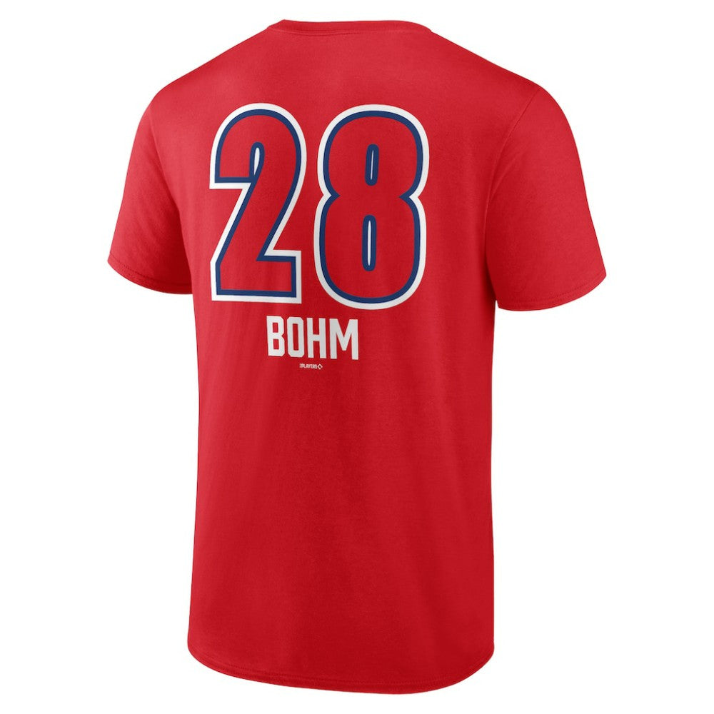 Alec Bohm Philadelphia Phillies Fastball Player Name & Number T-Shirt - MLB T-shirts