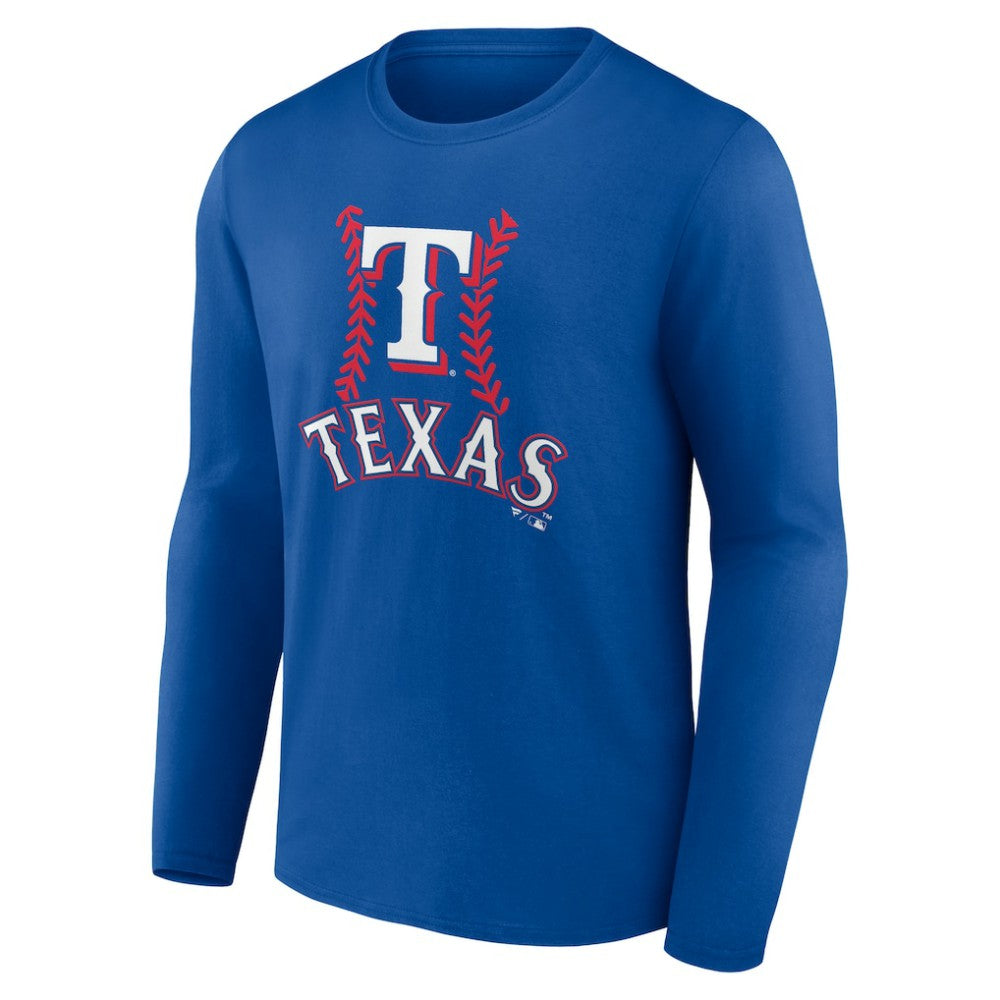 Evan Carter Texas Rangers Fastball Player Name & Number Long Sleeve T-Shirt - MLB T-shirts