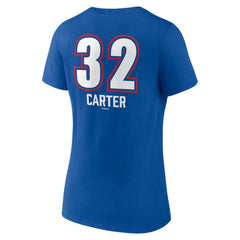 Evan Carter Texas Rangers Women's Fastball Player Name & Number V-Neck T-Shirt - MLB T-shirts