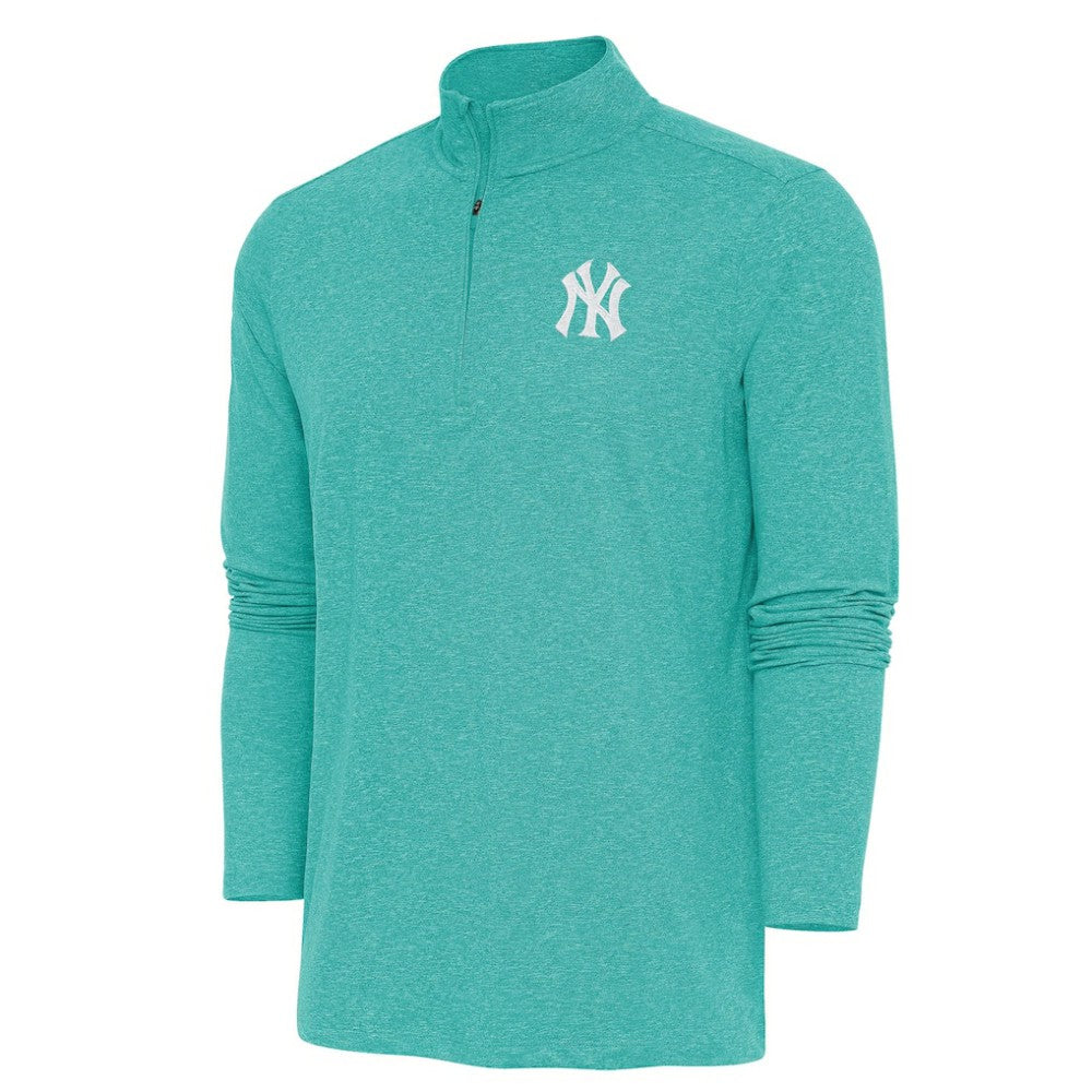 New York Yankees Antigua Hunk Quarter-Zip Top - MLB Tops