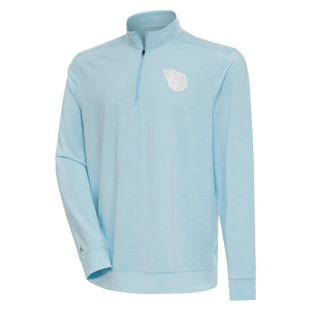 Cleveland Guardians Antigua Bright Quarter-Zip Pullover Top - MLB Pullover