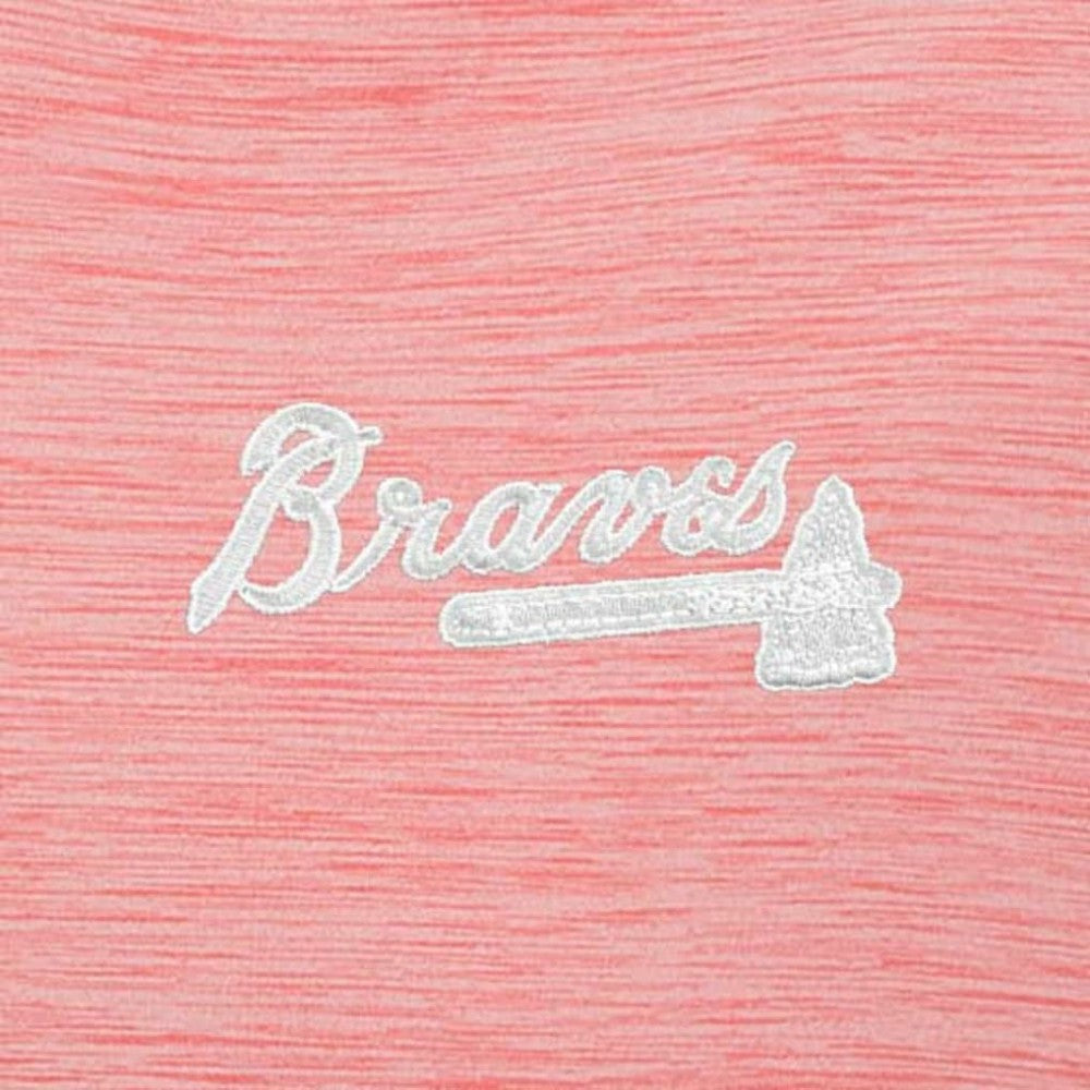 Atlanta Braves Antigua Bright Quarter-Zip Pullover Top - MLB Pullover