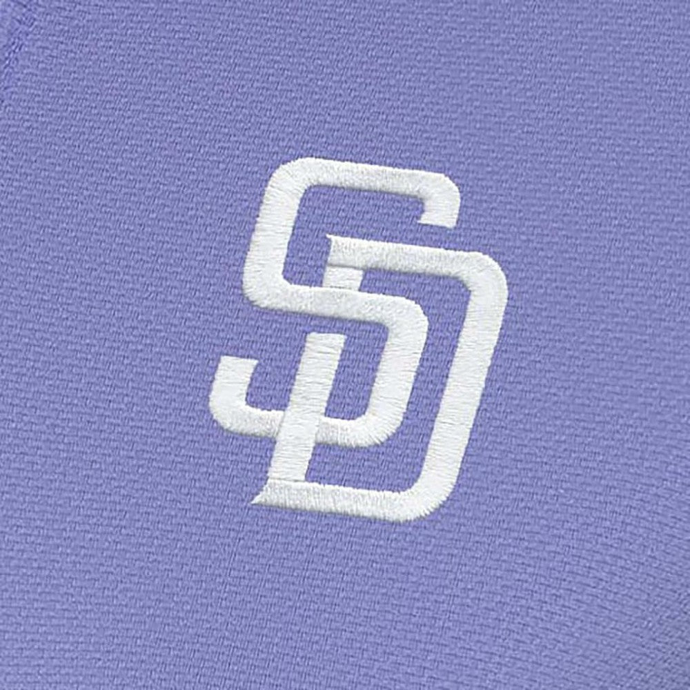 San Diego Padres Antigua Women's Finish Quarter-Zip Pullover Top - MLB Pullover