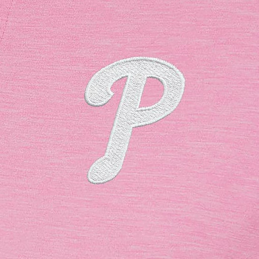 Philadelphia Phillies Antigua Women's Mentor Quarter-Zip Pullover Top - MLB Pullover
