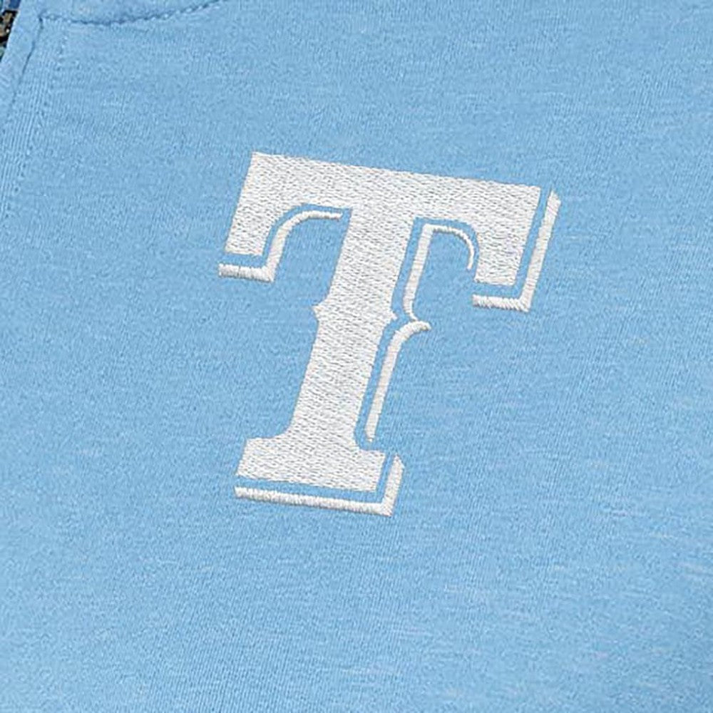 Texas Rangers Antigua Women's Mentor Quarter-Zip Pullover Top - MLB Pullover
