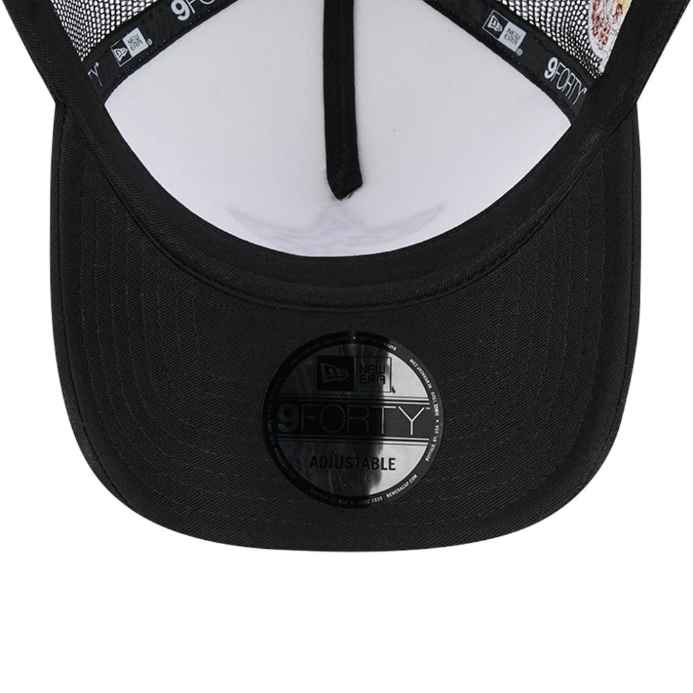 Houston Astros New Era Checkered Flag A-Frame Trucker 9FORTY Adjustable Hat - MLB Hats