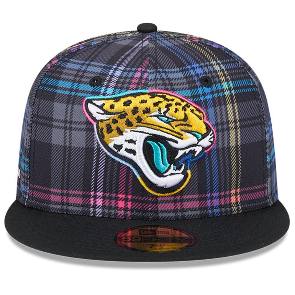 Jacksonville Jaguars 2024 NFL Crucial Catch Plaid 59FIFTY Fitted Hat | NFL Hot