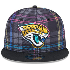 Jacksonville Jaguars 2024 NFL Crucial Catch Plaid 9FIFTY Snapback Hat | NFL New