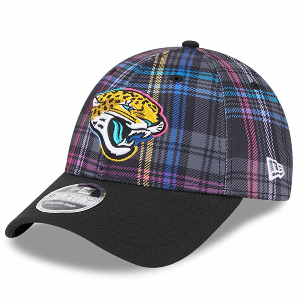 Jacksonville Jaguars 2024 NFL Crucial Catch Plaid 9FORTY Adjustable Hat | NFL New
