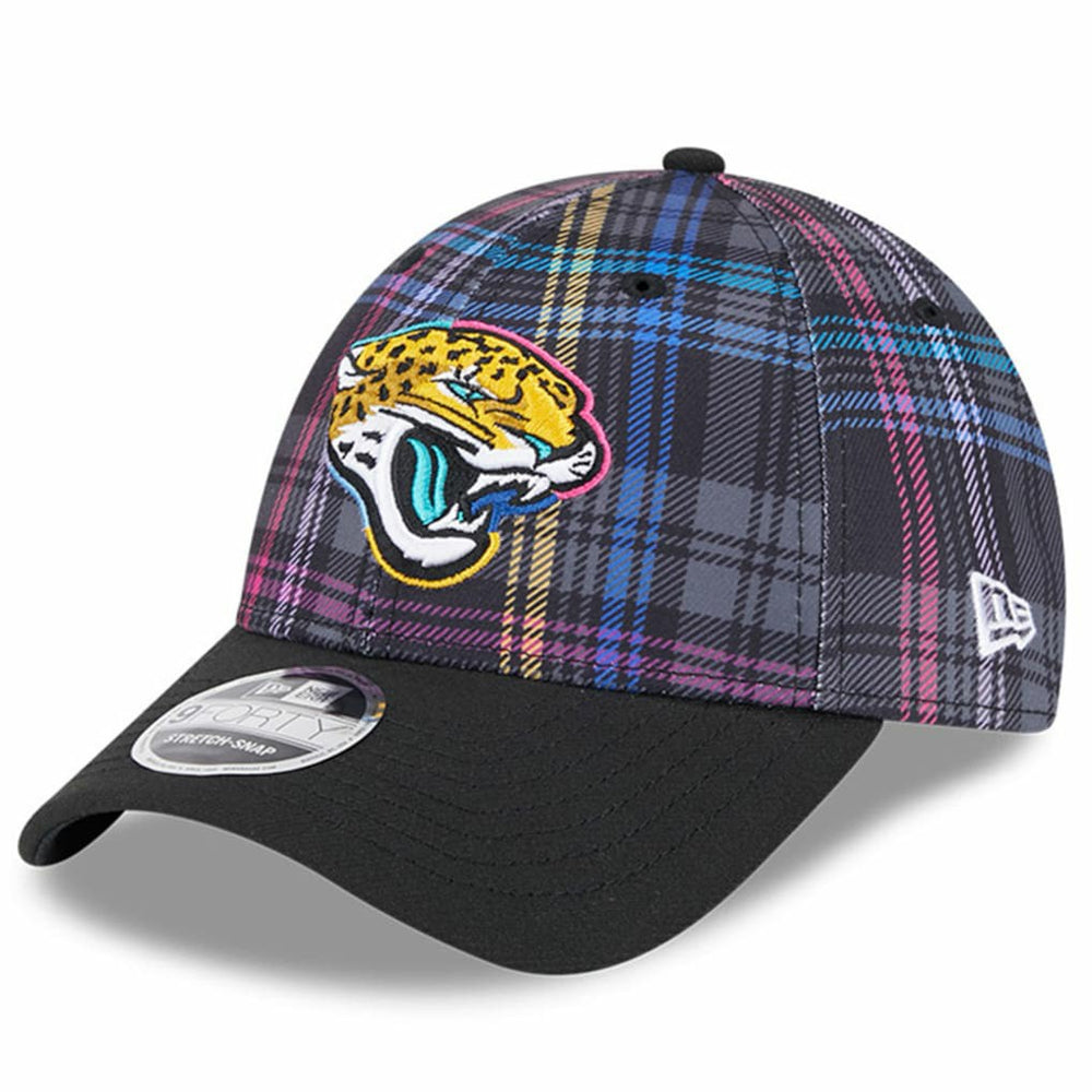 Jacksonville Jaguars 2024 NFL Crucial Catch Plaid 9FORTY Adjustable Hat | NFL New