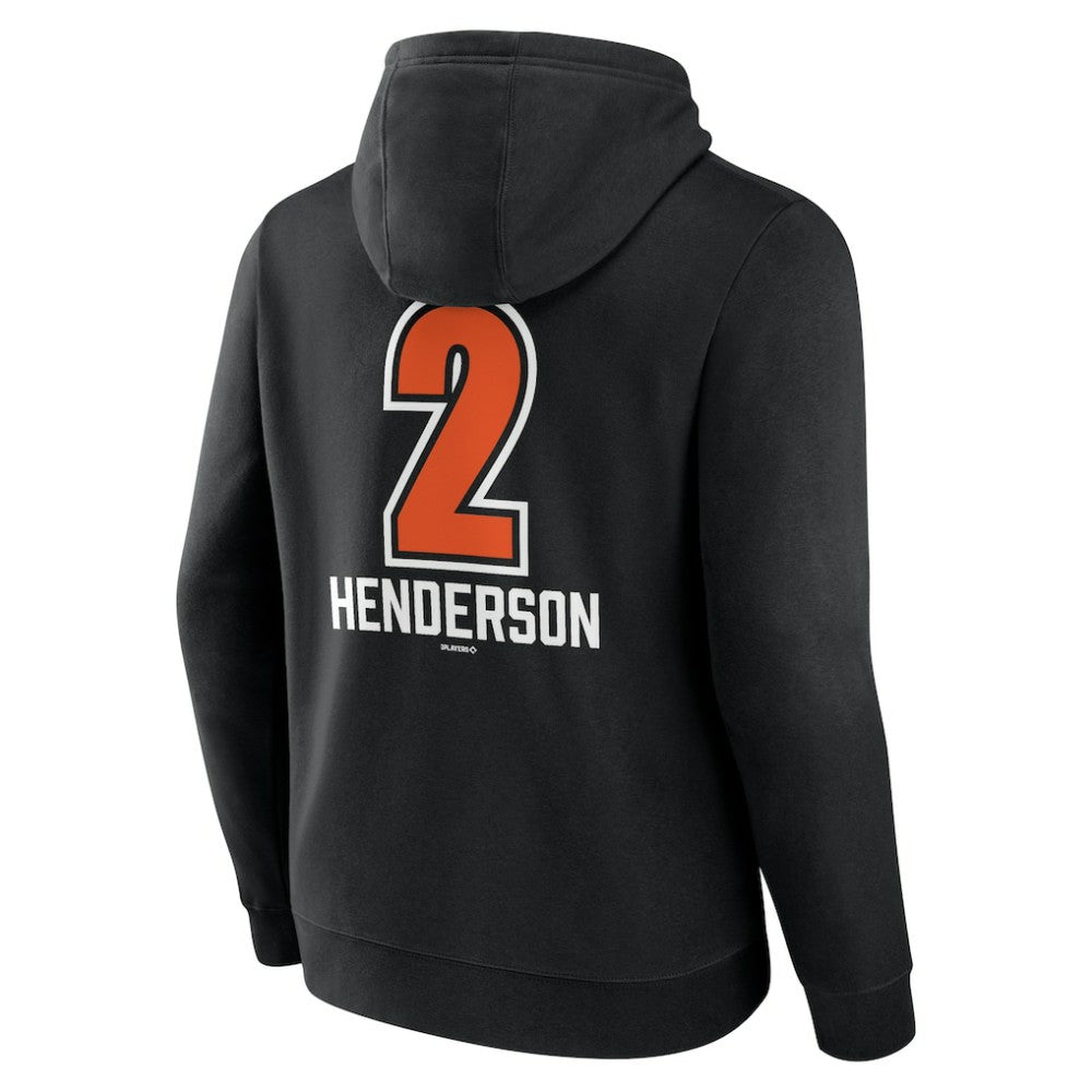 Gunnar Henderson Baltimore Orioles Fastball Player Name & Number Pullover Hoodie - MLB Hoodies