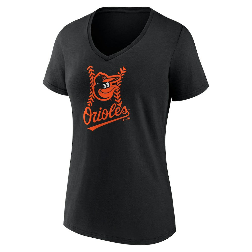 Gunnar Henderson Baltimore Orioles Women's Fastball Player Name & Number V-Neck T-Shirt - MLB T-shirts