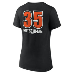 Adley Rutschman Baltimore Orioles Women's Fastball Player Name & Number V-Neck T-Shirt - MLB T-shirts