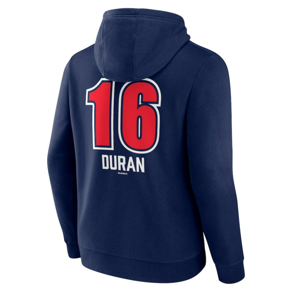 Jarren Duran Boston Red Sox Fastball Player Name & Number Pullover Hoodie - MLB Hoodies