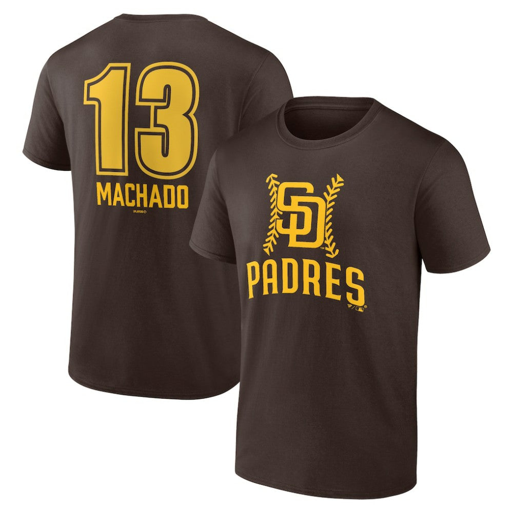 Manny Machado San Diego Padres Fastball Player Name & Number T-Shirt - MLB T-shirts