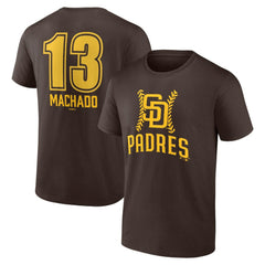 Manny Machado San Diego Padres Fastball Player Name & Number T-Shirt - MLB T-shirts