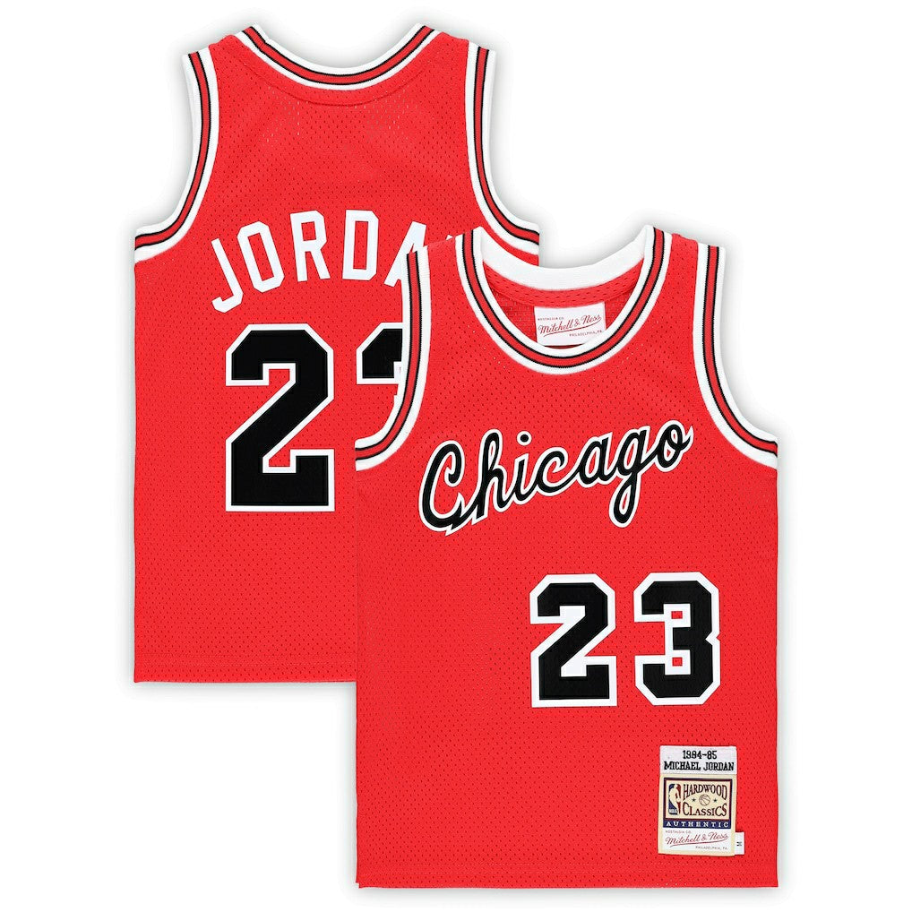 Red Michael Jordan Chicago Bulls Preschool Hardwood Classics 1984/85 Authentic Swingman Jersey sale | NBA