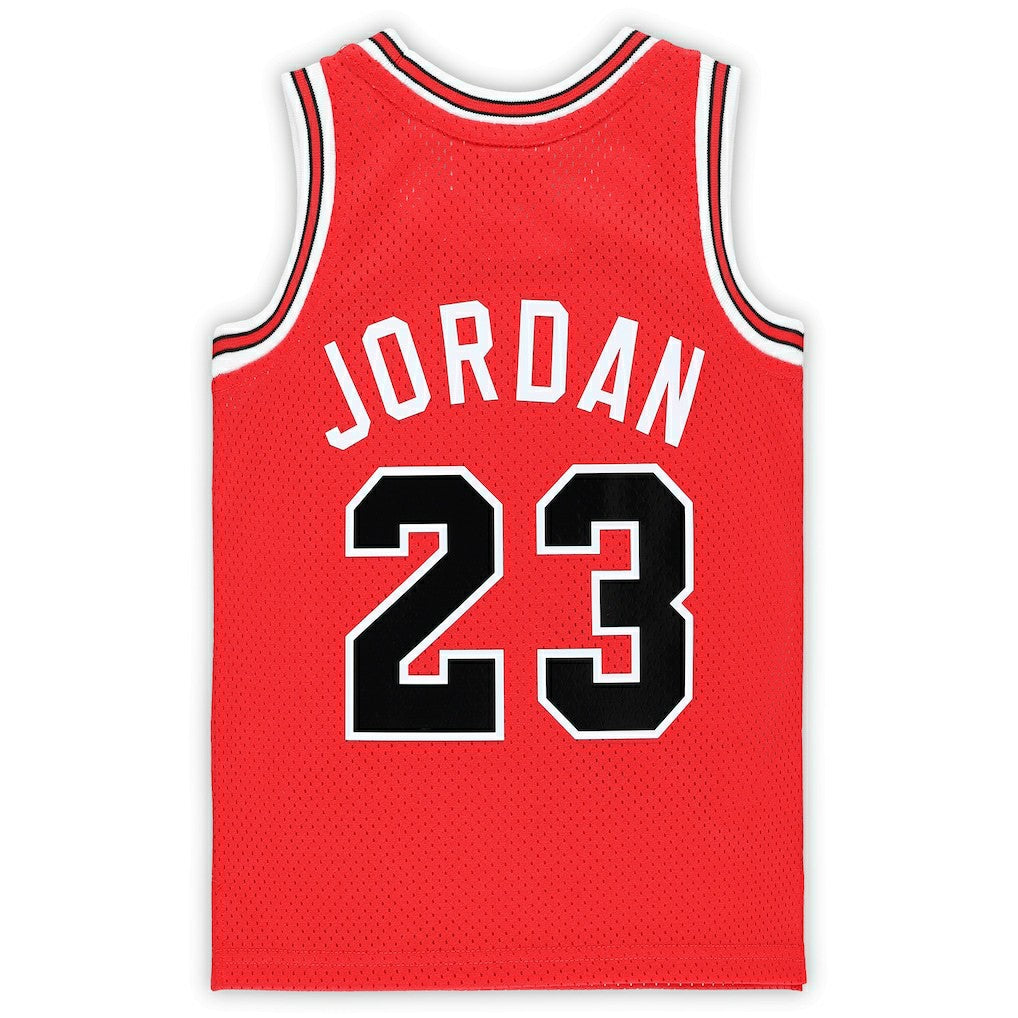 Red Michael Jordan Chicago Bulls Preschool Hardwood Classics 1984/85 Authentic Swingman Jersey sale | NBA