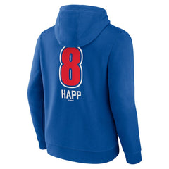 Ian Happ Chicago Cubs Fastball Player Name & Number Pullover Hoodie - MLB Hoodies