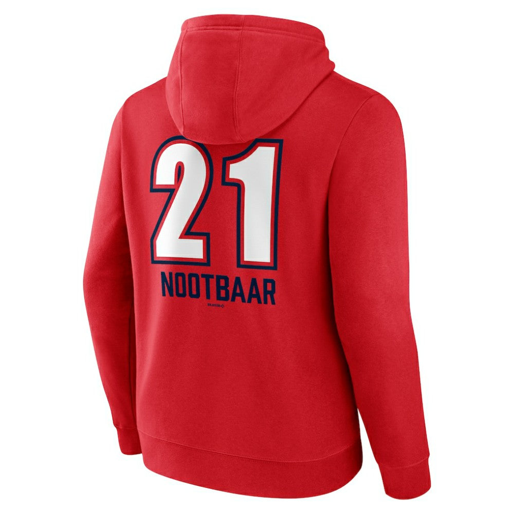 Lars Nootbaar St. Louis Cardinals Fastball Player Name & Number Pullover Hoodie - MLB Hoodies
