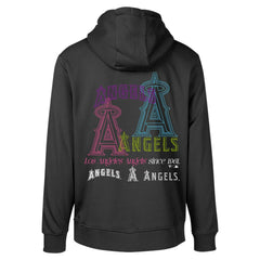 Los Angeles Angels Levelwear Podium Vintage Pullover Hoodie - MLB Hoodies