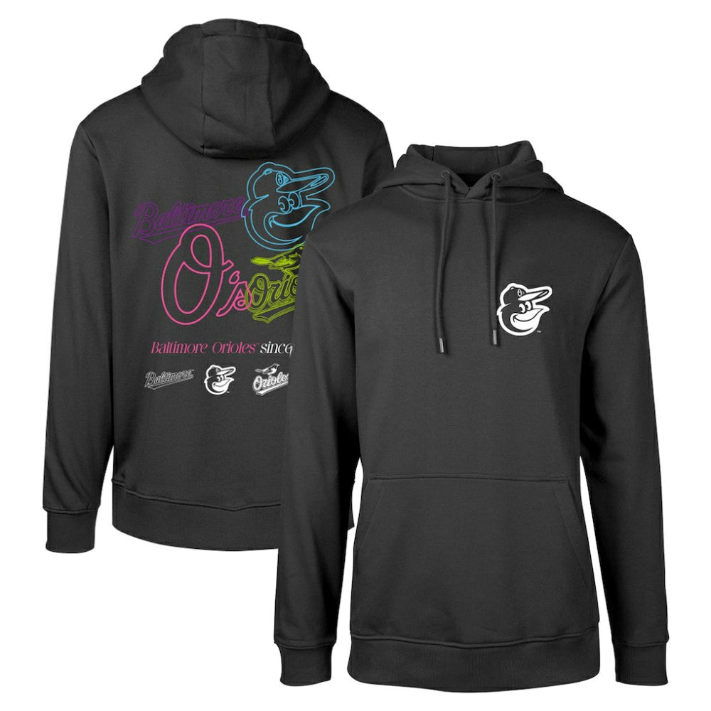 Baltimore Orioles Levelwear Podium Vintage Pullover Hoodie - MLB Hoodies