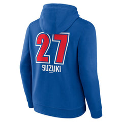 Seiya Suzuki Chicago Cubs Fastball Player Name & Number Pullover Hoodie - MLB Hoodies