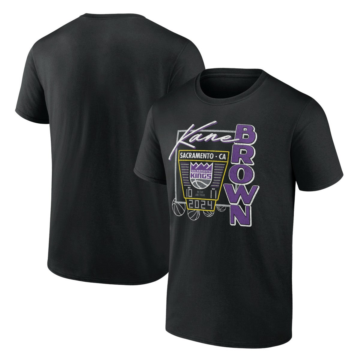 Black Kane Brown x Sacramento Kings T-Shirt | NBA