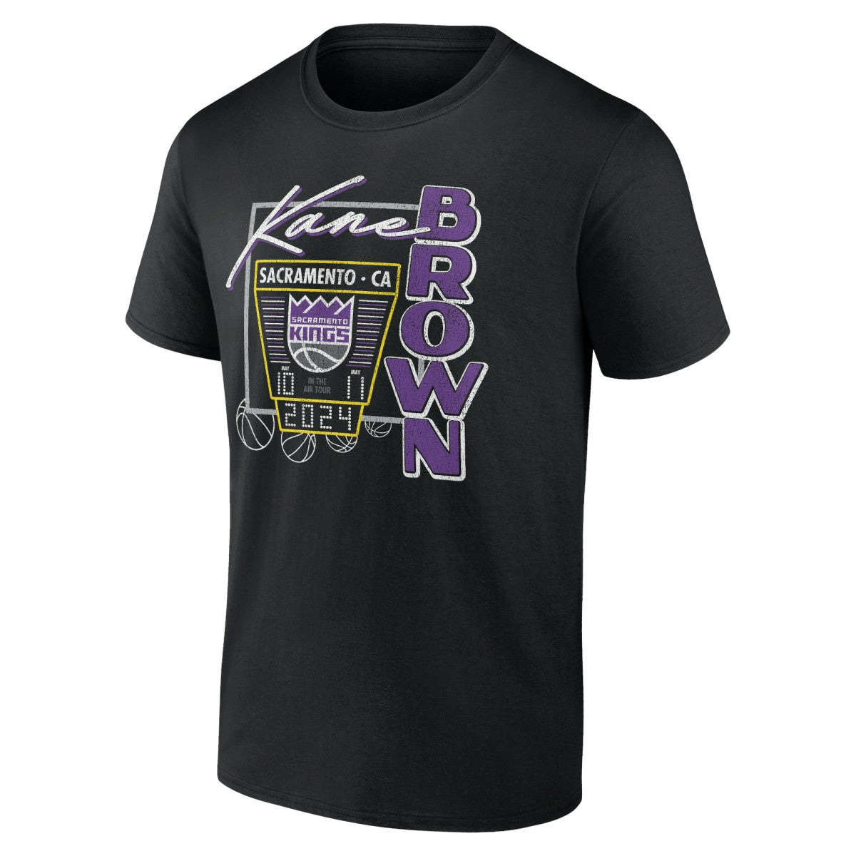 Black Kane Brown x Sacramento Kings T-Shirt | NBA