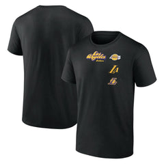 Black Los Angeles Lakers Graffiti Logo T-Shirt | NBA