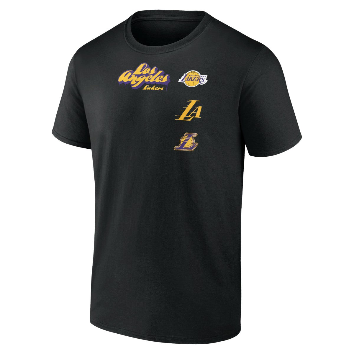 Black Los Angeles Lakers Graffiti Logo T-Shirt | NBA