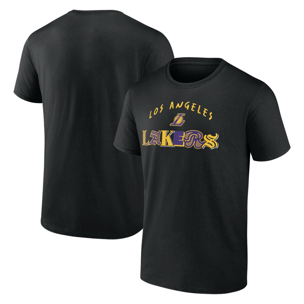 Black Los Angeles Lakers Graffiti Arch T-Shirt | NBA