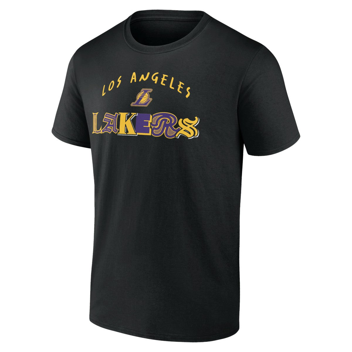 Black Los Angeles Lakers Graffiti Arch T-Shirt | NBA
