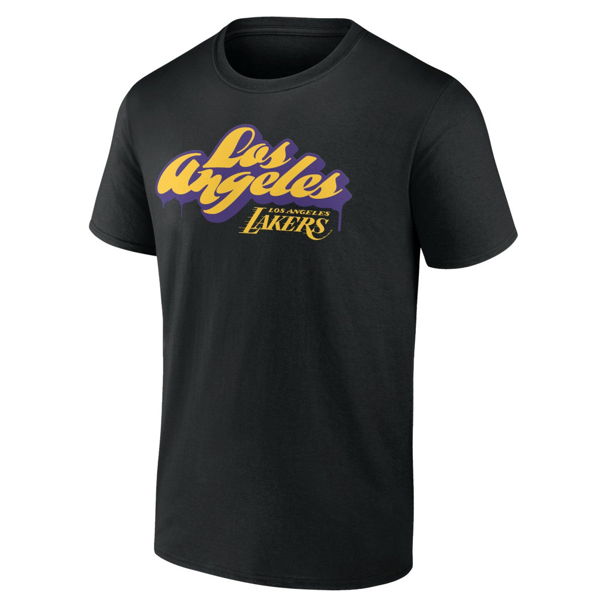 Black Los Angeles Lakers LA Graffiti T-Shirt | NBA