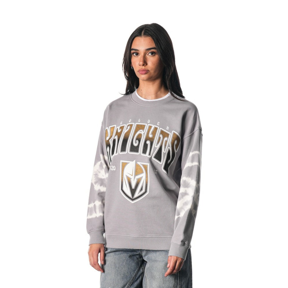 Vegas Golden Knights The Wild Collective Unisex Tie-Dye Double Collar Pullover Sweatshirt -  NHL Sweatshirts
