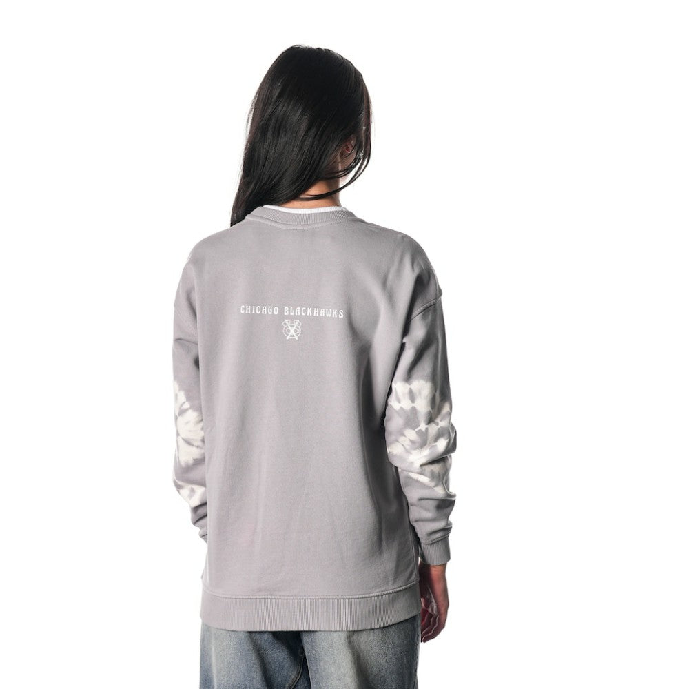 Chicago Blackhawks The Wild Collective Unisex Tie-Dye Double Collar Pullover Sweatshirt -  NHL Sweatshirts