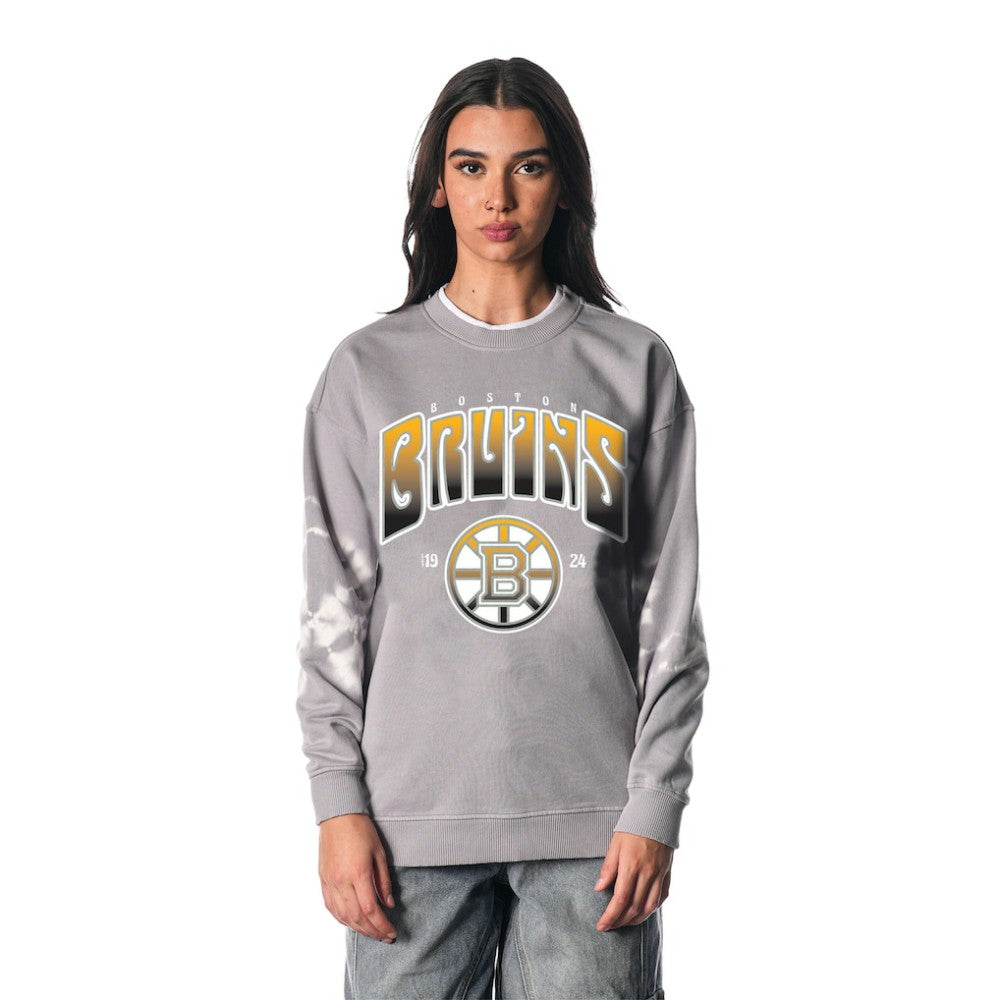 Boston Bruins The Wild Collective Unisex Tie-Dye Double Collar Pullover Sweatshirt -  NHL Sweatshirts