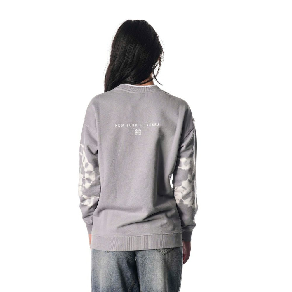 New York Rangers The Wild Collective Unisex Tie-Dye Double Collar Pullover Sweatshirt -  NHL Sweatshirts