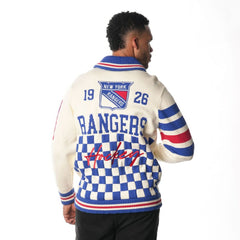 New York Rangers The Wild Collective Unisex Jacquard Full-Zip Sweater -  NHL