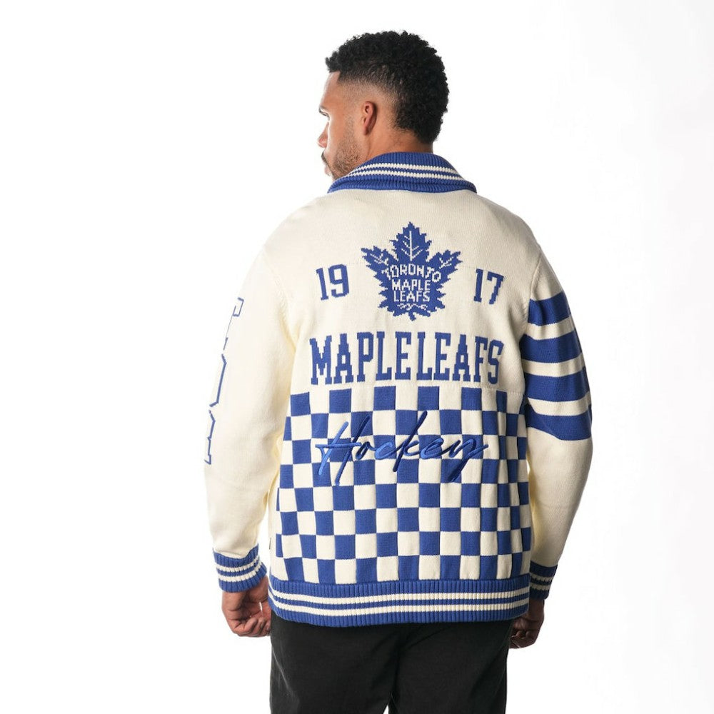 Toronto Maple Leafs The Wild Collective Unisex Jacquard Full-Zip Sweater -  NHL