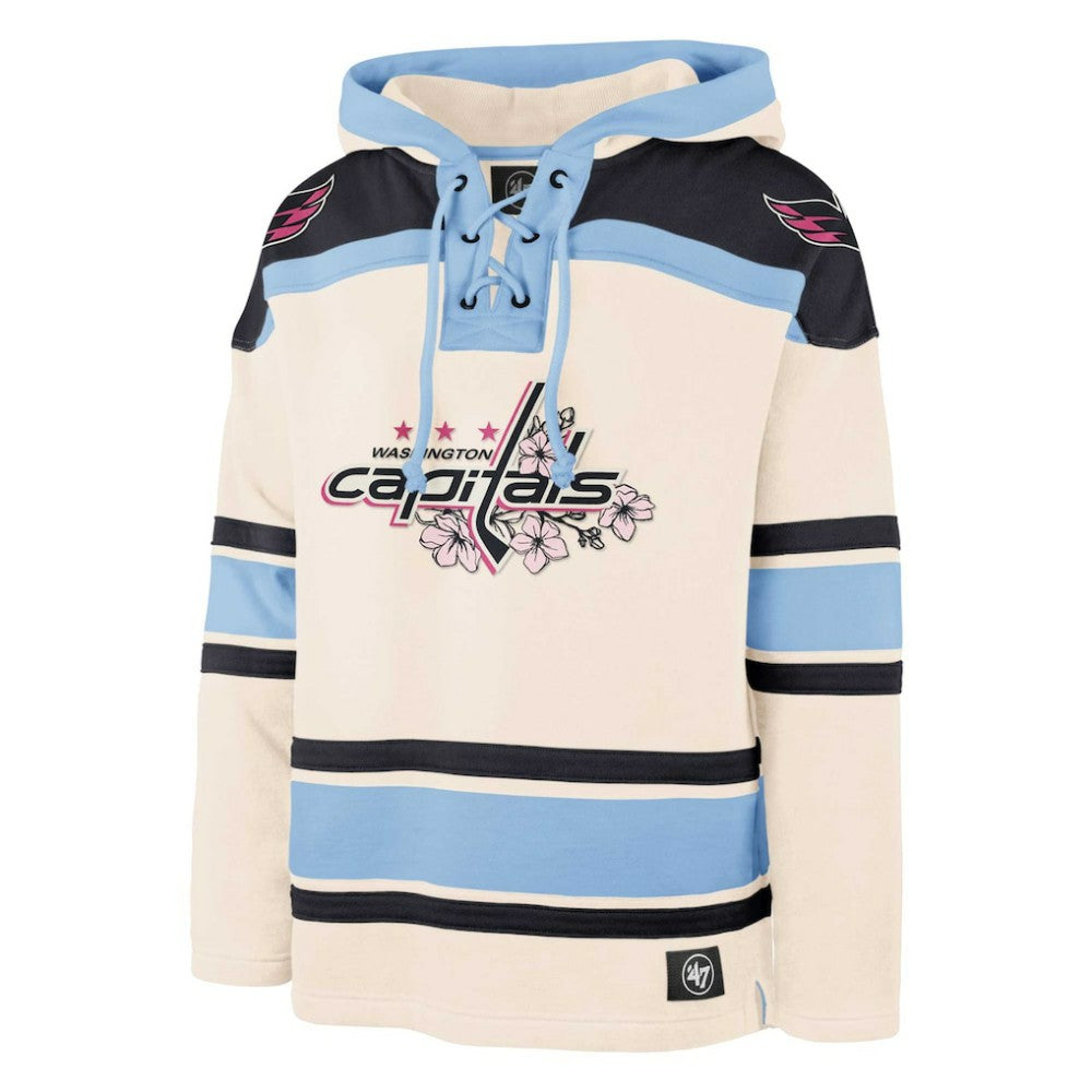 Washington Capitals '47 Cherry Blossom Lacer Pullover Hoodie -  NHL Hoodies