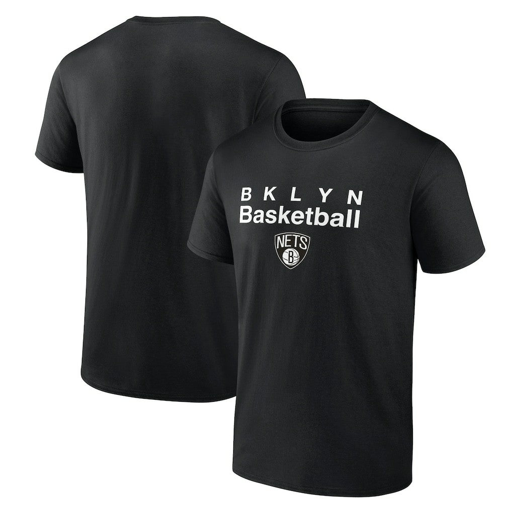 Black Brooklyn Nets Pick & Roll Coverage T-Shirt | NBA