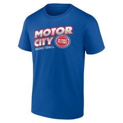 Blue Detroit Pistons Half Court Offense T-Shirt sale | NBA