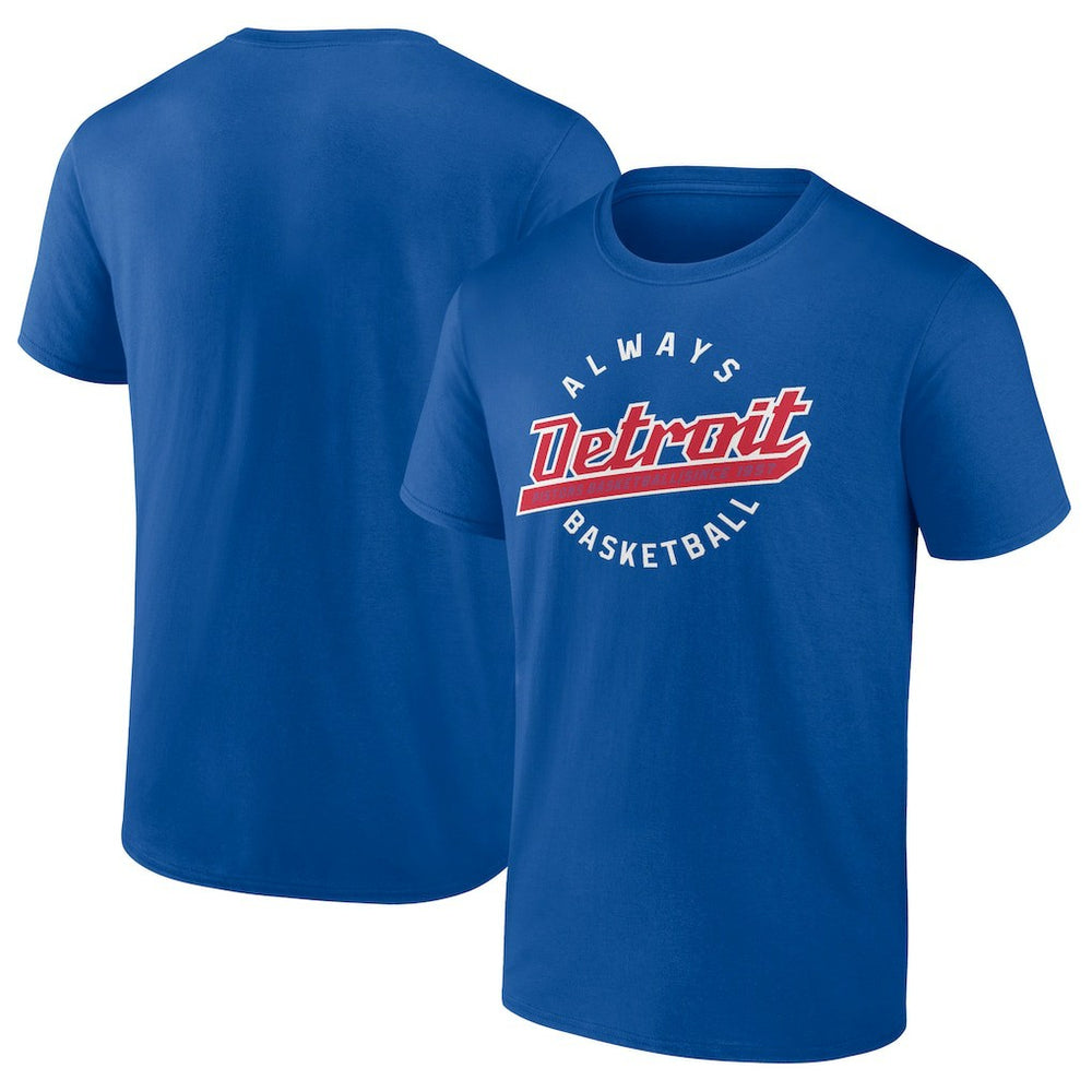 Blue Detroit Pistons Full Court Press T-Shirt sale | NBA