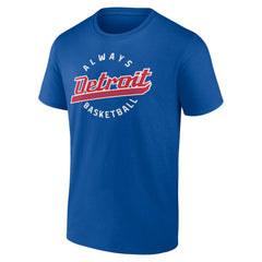 Blue Detroit Pistons Full Court Press T-Shirt sale | NBA