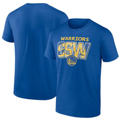 Royal Golden State Warriors Full Court Press T-Shirt sale | NBA