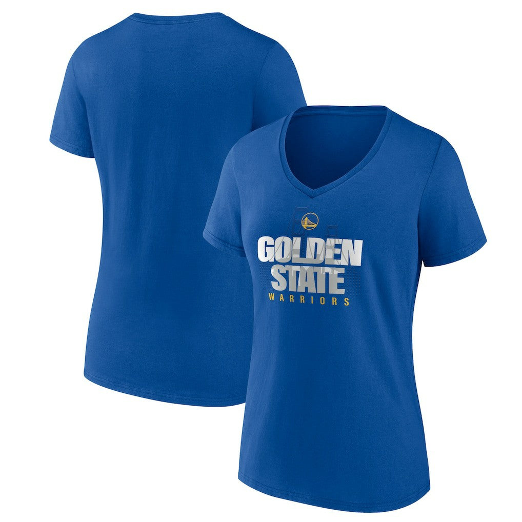 Royal Golden State Warriors Pick & Roll Coverage V-Neck T-Shirt sale | NBA